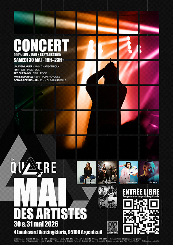 Le Qu4tre - Mai des Artistes - Le Concert