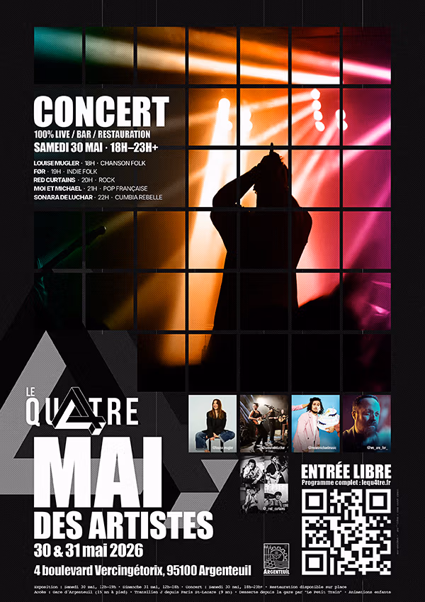 Le Qu4tre - Mai des Artistes - Le Concert